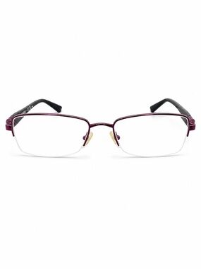 Vogue VO3813B 812 Purple Metallic Half Rim Rectangle Eyeglass Frames 51-17-135